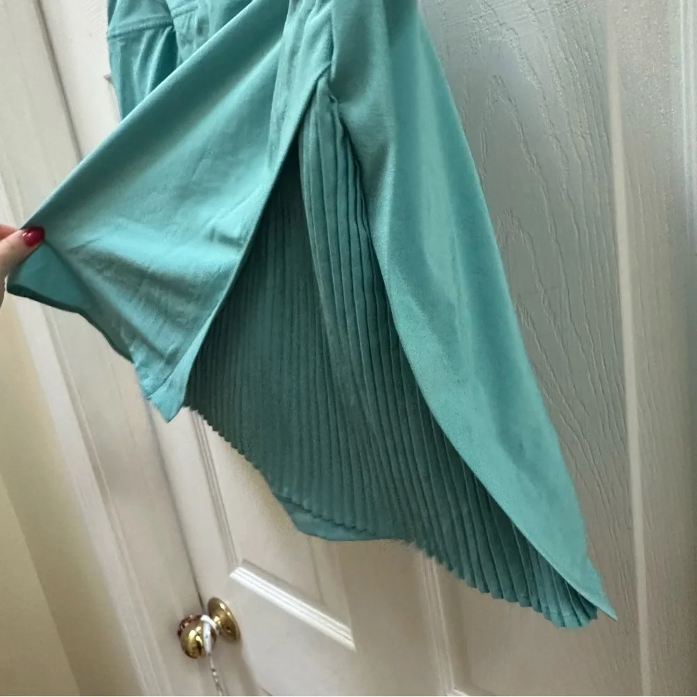 Lululemon Peek Pleat High-Rise Tennis Skirt Tidal Teal Skort Blue 14